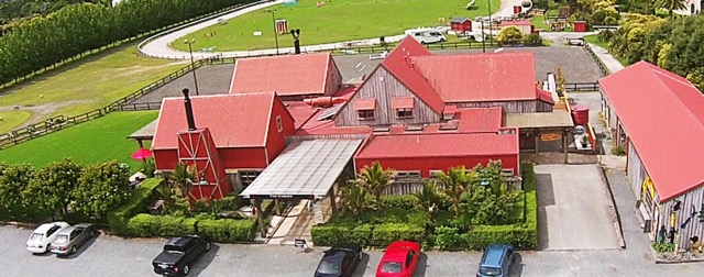 The Stables Restaurant Matakana, Aerial.